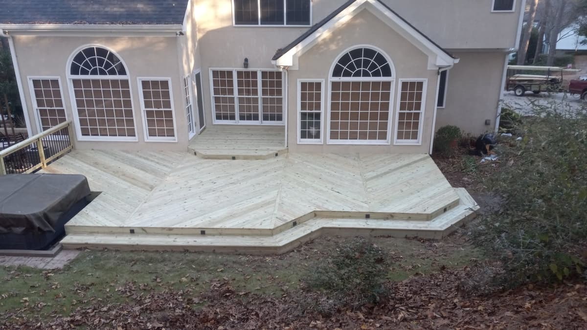Custom Deck Build - deck project in Alpharetta, GA